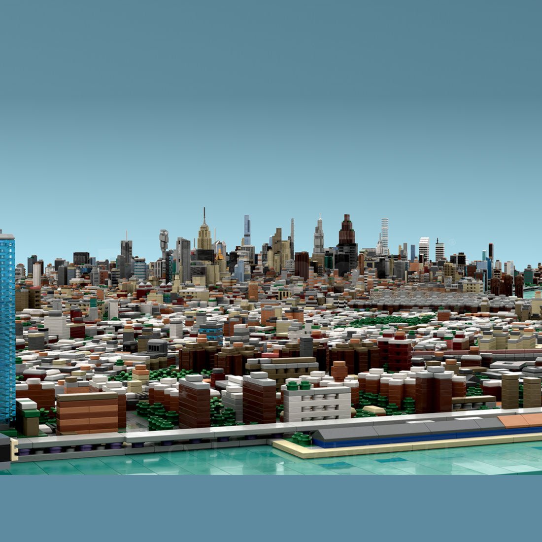 MOC - 257585 1/2000 Scale Manhattan - New York City [Bundle] Building Blocks - LesDiy - Building Blocks - 