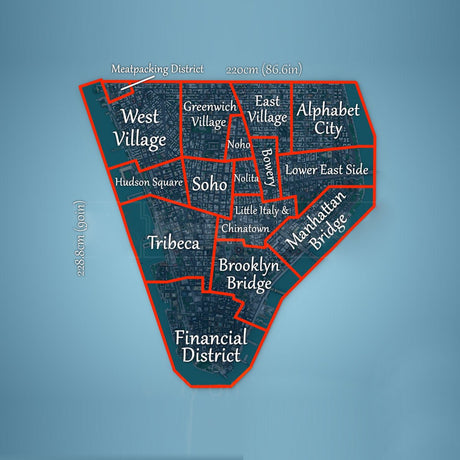 MOC - 257585 1/2000 Scale Manhattan - New York City [Bundle] Building Blocks - LesDiy - Building Blocks