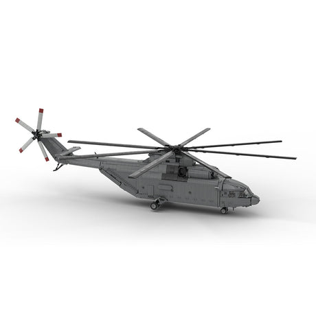 MOC - 259238 Soviet Mi - 26 Heavy Transport Helicopter - 1:35 Scale Building Blocks - LesDiy - 