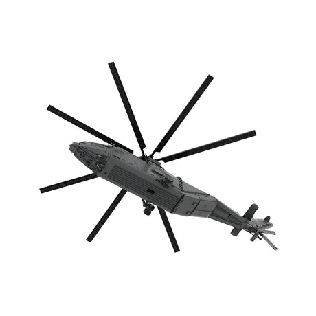 MOC - 259238 Soviet Mi - 26 Heavy Transport Helicopter - 1:35 Scale Building Blocks - LesDiy - 