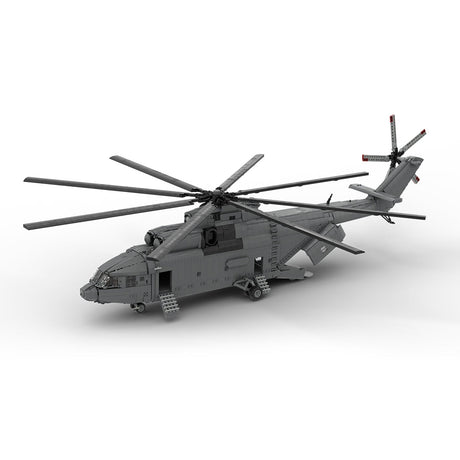 MOC - 259238 Soviet Mi - 26 Heavy Transport Helicopter - 1:35 Scale Building Blocks - LesDiy - 