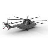 MOC - 259238 Soviet Mi - 26 Heavy Transport Helicopter - 1:35 Scale Building Blocks - LesDiy - 
