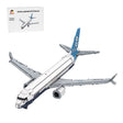 MOC-260620 B737 MAX 8 Airliner Building Blocks-LesDiy-Building Blocks-Factory Livery
