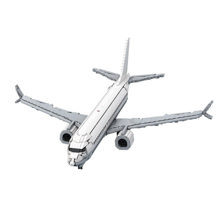 MOC-260620 B737 MAX 8 Airliner Building Blocks-LesDiy-Building Blocks-Unpainted Version