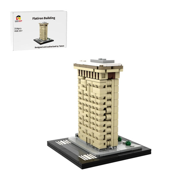 MOC-261055 Flatiron Building 1:800 Scale Building Blocks-LesDiy-MOC-