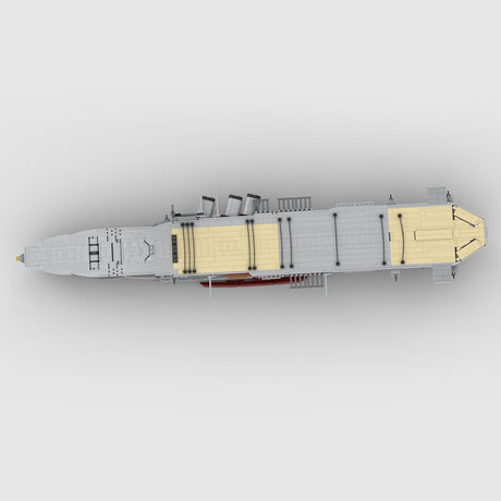 MOC-261067 1:200 Scale IJN Hōshō Aircraft Carrier Building Blocks-LesDiy-MOC-