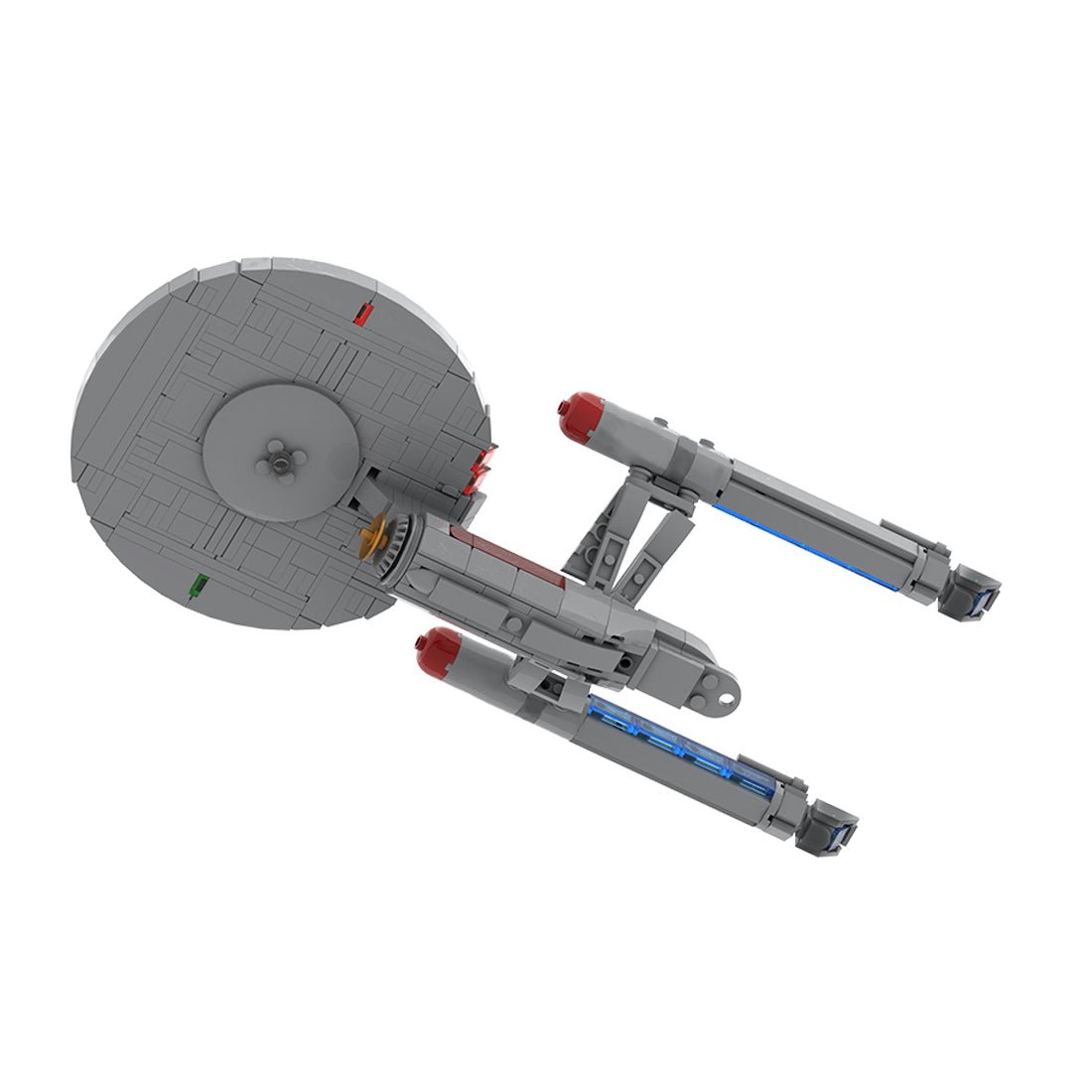 MOC - 261221 Sci - Fi NCC - 1701 Enterprise Building Blocks - LesDiy - 