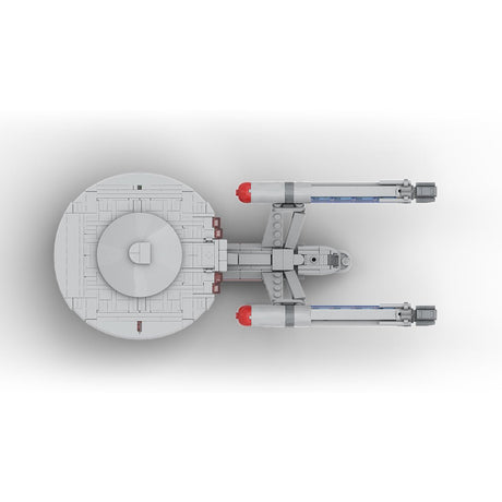 MOC - 261221 Sci - Fi NCC - 1701 Enterprise Building Blocks - LesDiy - 