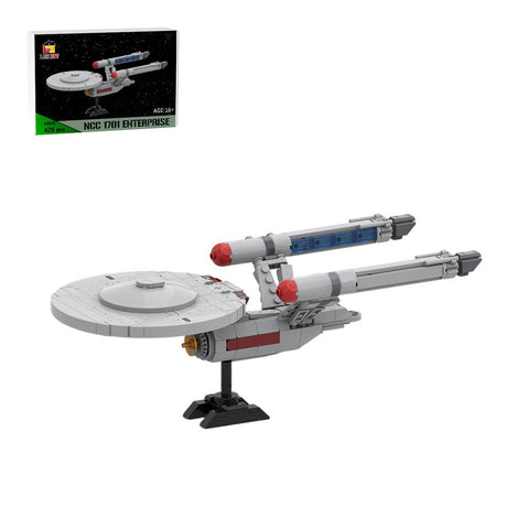 MOC - 261221 Sci - Fi NCC - 1701 Enterprise Building Blocks - LesDiy - 