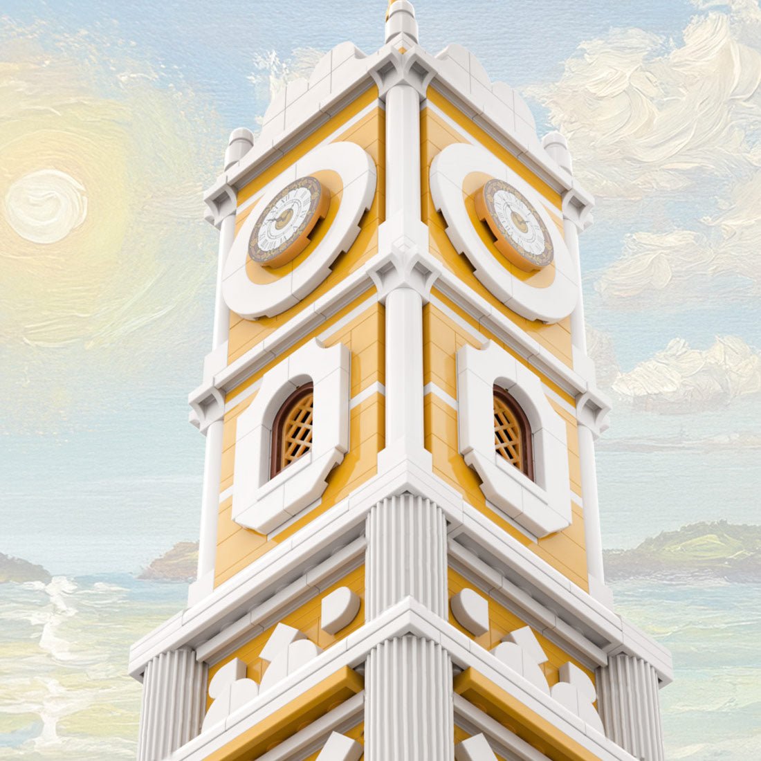 MOC-261902 Seafarer's Bay Clock Tower Building Blocks-LesDiy-MOC-