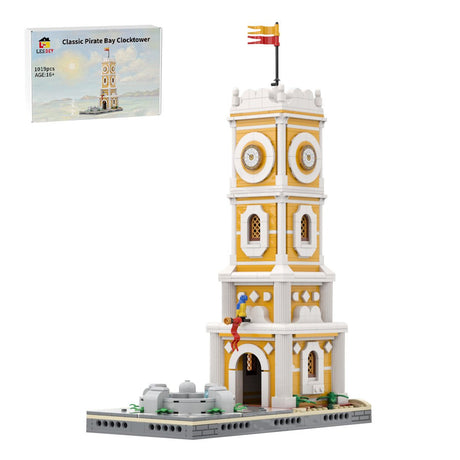 MOC-261902 Seafarer's Bay Clock Tower Building Blocks-LesDiy-MOC-