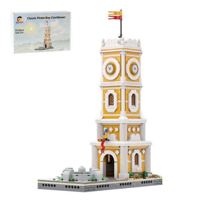 MOC-261902 Seafarer's Bay Clock Tower Building Blocks-LesDiy-MOC-