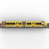 MOC - 262011 Vintage ZGT - 6 Tram Building Blocks - LesDiy - MOC - 