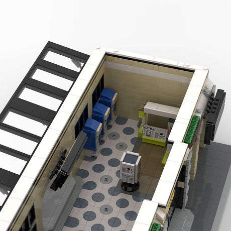 MOC-262134 Grand Central Modular Train Station & Platform Expansion Building Blocks-LesDiy-MOC-