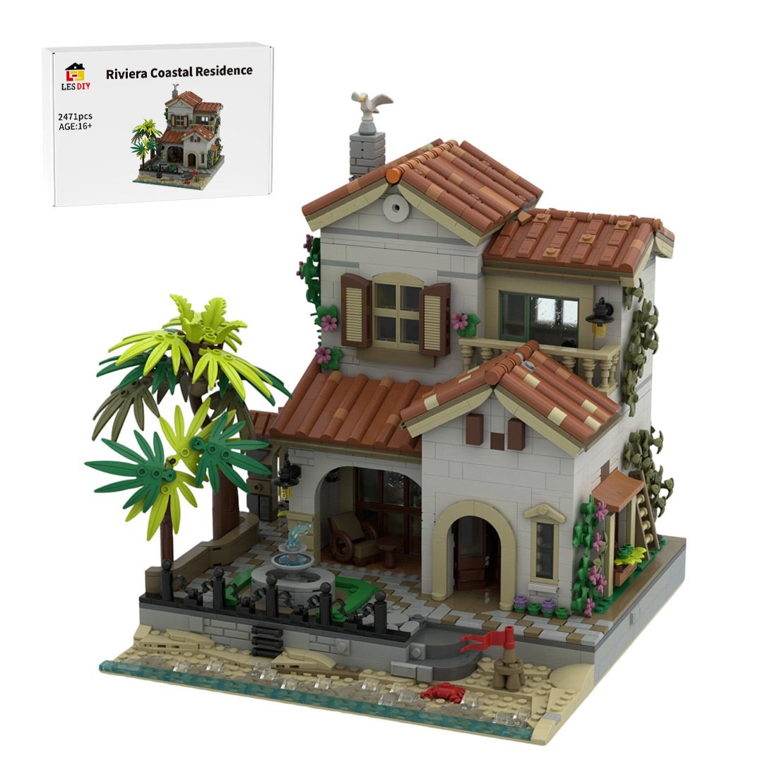 MOC-262153 Riviera Coastal Residence Building Blocks-LesDiy-MOC-