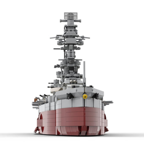 MOC-262613 1:200 Scale IJN Fuso-Class Battleship Building Blocks-LesDiy-MOC-