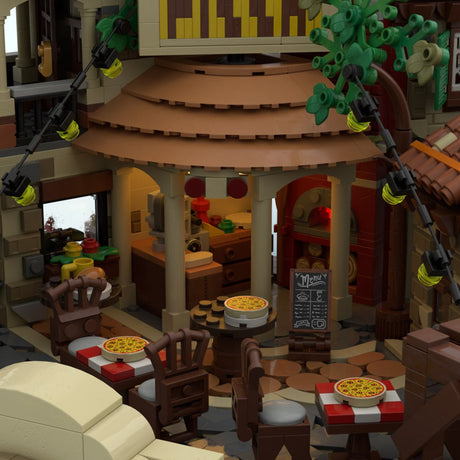 MOC-262846 Tuscan Terrace Pizzeria Building Blocks-LesDiy-MOC-