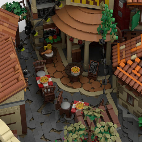 MOC-262846 Tuscan Terrace Pizzeria Building Blocks-LesDiy-MOC-
