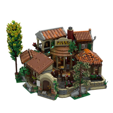 MOC-262846 Tuscan Terrace Pizzeria Building Blocks-LesDiy-MOC-