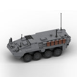 MOC-263485 M1126 STRYKER APC - 1:35 Scale (v2) Building Blocks-LesDiy-MOC-Dark Grey
