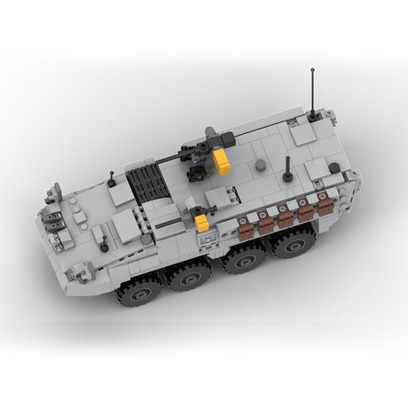 MOC-263485 M1126 STRYKER APC - 1:35 Scale (v2) Building Blocks-LesDiy-MOC-Dark Grey