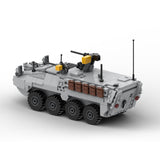 MOC-263485 M1126 STRYKER APC - 1:35 Scale (v2) Building Blocks-LesDiy-MOC-Dark Grey