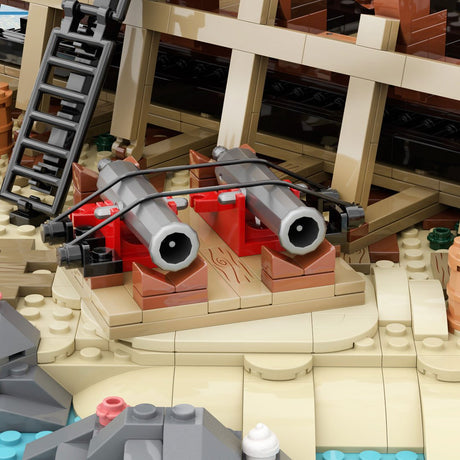 MOC-263761 Shipbuilding Yard Seafarer's Bay Building Blocks-LesDiy-MOC-