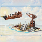 MOC-263761 Shipbuilding Yard Seafarer's Bay Building Blocks-LesDiy-MOC-