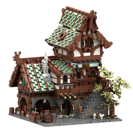 MOC-263858 The Craftsman's Woodwright Medieval Building Blocks-LesDiy-MOC-