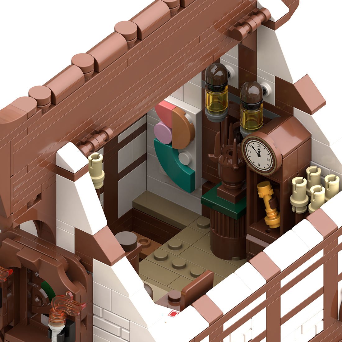MOC-263858 The Craftsman's Woodwright Medieval Building Blocks-LesDiy-MOC-