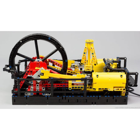 MOC-26403 + MOC-164704 Pneumatic Steam Engine & Hand Pump Station Building Blocks-LesDiy-MOC-