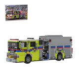 MOC-264164 HME 1871 CAL OES Fire Engine Building Blocks-LesDiy-MOC-