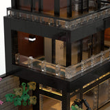 MOC-264460 Modern Japanese Waterfall Villa Building Blocks-LesDiy-MOC-