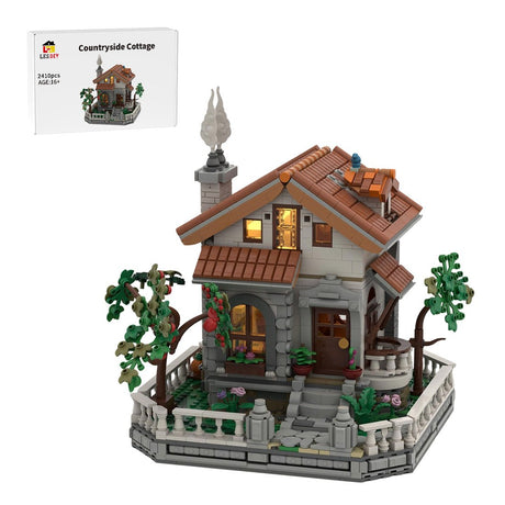 MOC-265072 Cozy Countryside Cottage Building Blocks-LesDiy-MOC-