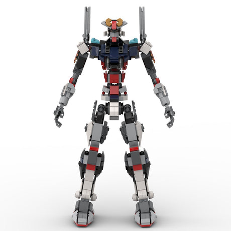 MOC-265561 Jay's Mobile Suit Strike EVA-X-105 Building Blocks-LesDiy-MOC-