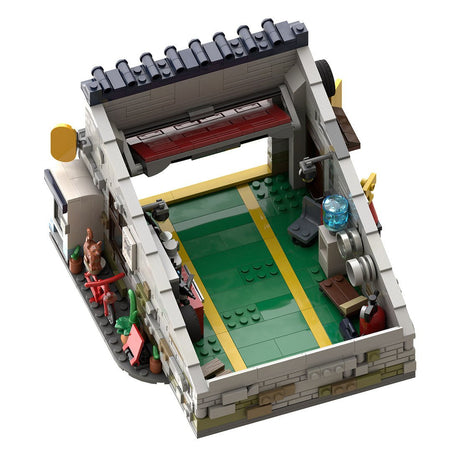 MOC-265598 Japan Backstreet Garage Building Blocks-LesDiy-MOC-