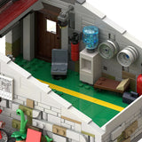 MOC-265598 Japan Backstreet Garage Building Blocks-LesDiy-MOC-