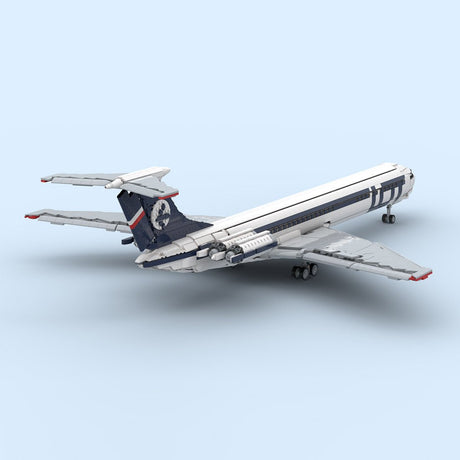 MOC-266001 IL-62 - LOT Polish Airlines Building Blocks-LesDiy-MOC-