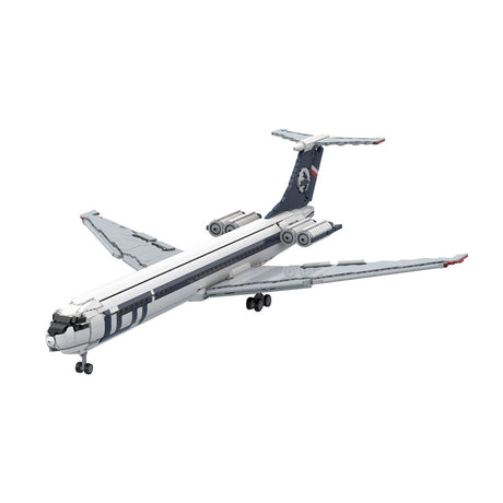 MOC-266001 IL-62 - LOT Polish Airlines Building Blocks-LesDiy-MOC-