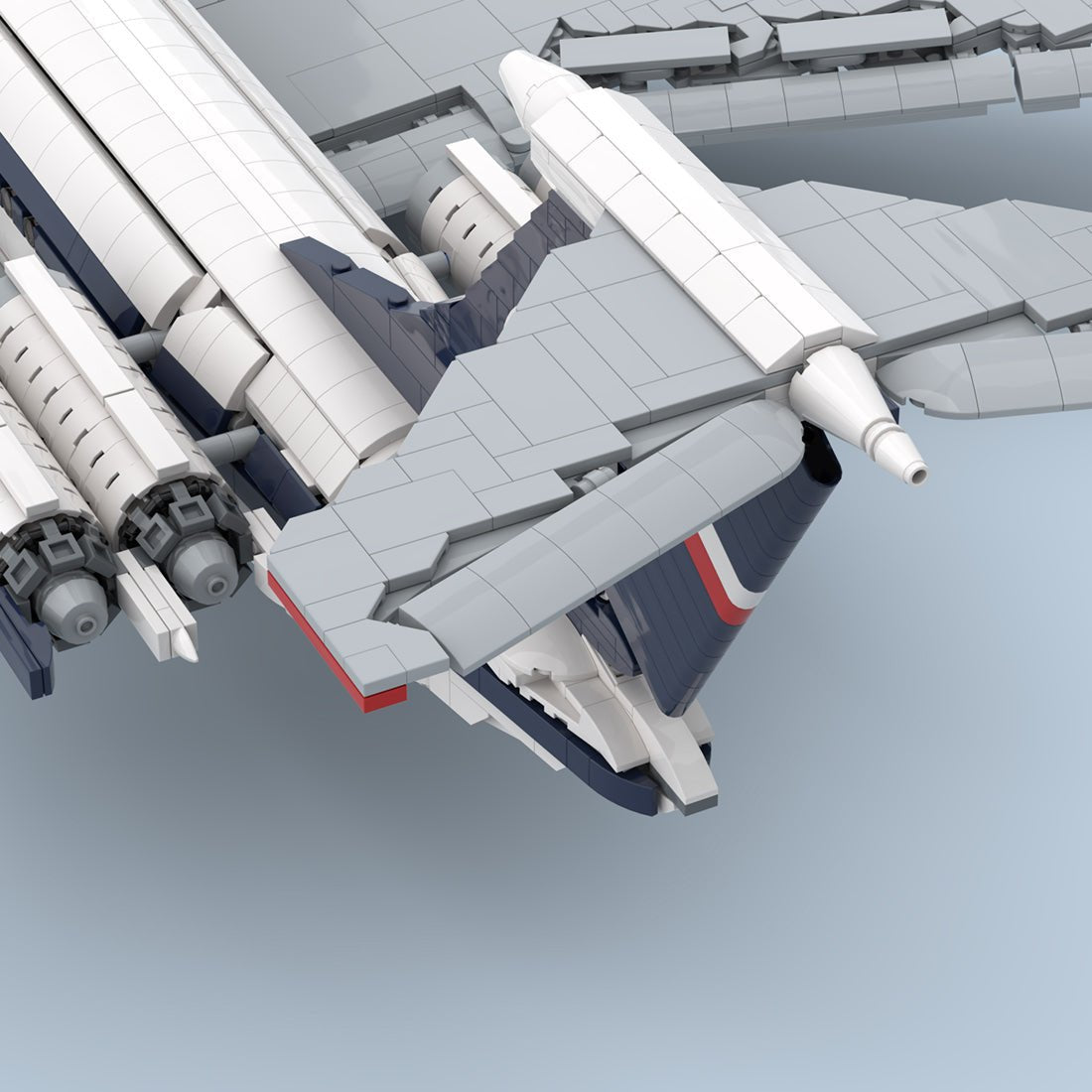 MOC-266001 IL-62 - LOT Polish Airlines Building Blocks-LesDiy-MOC-