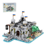 MOC-266198 Pirate Lock-Up Seafarer's Bay Building Blocks-LesDiy-MOC-