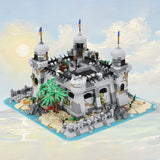 MOC-266198 Pirate Lock-Up Seafarer's Bay Building Blocks-LesDiy-MOC-