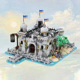 MOC-266198 Pirate Lock-Up Seafarer's Bay Building Blocks-LesDiy-MOC-