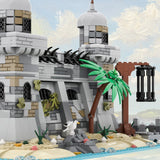 MOC-266198 Pirate Lock-Up Seafarer's Bay Building Blocks-LesDiy-MOC-