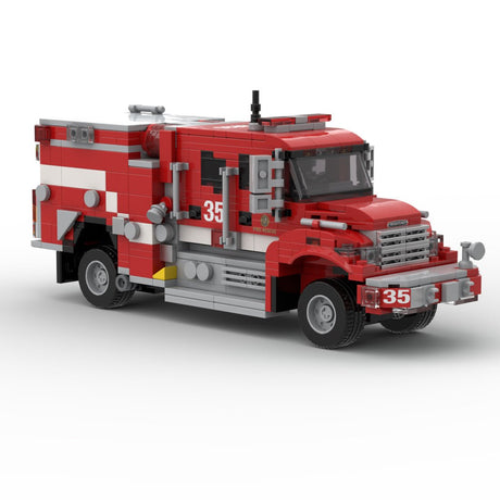 MOC-266282 2017 Pierce-Freightliner Type III Brush Engine SDFR Building Blocks-LesDiy - 