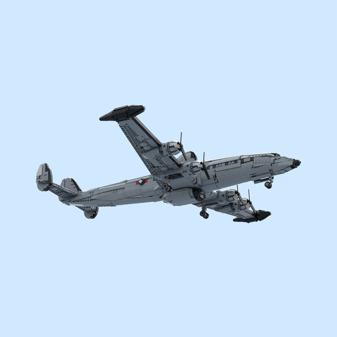 MOC-266373 Lockheed EC-121 Warning Star Building Blocks-LesDiy-MOC-