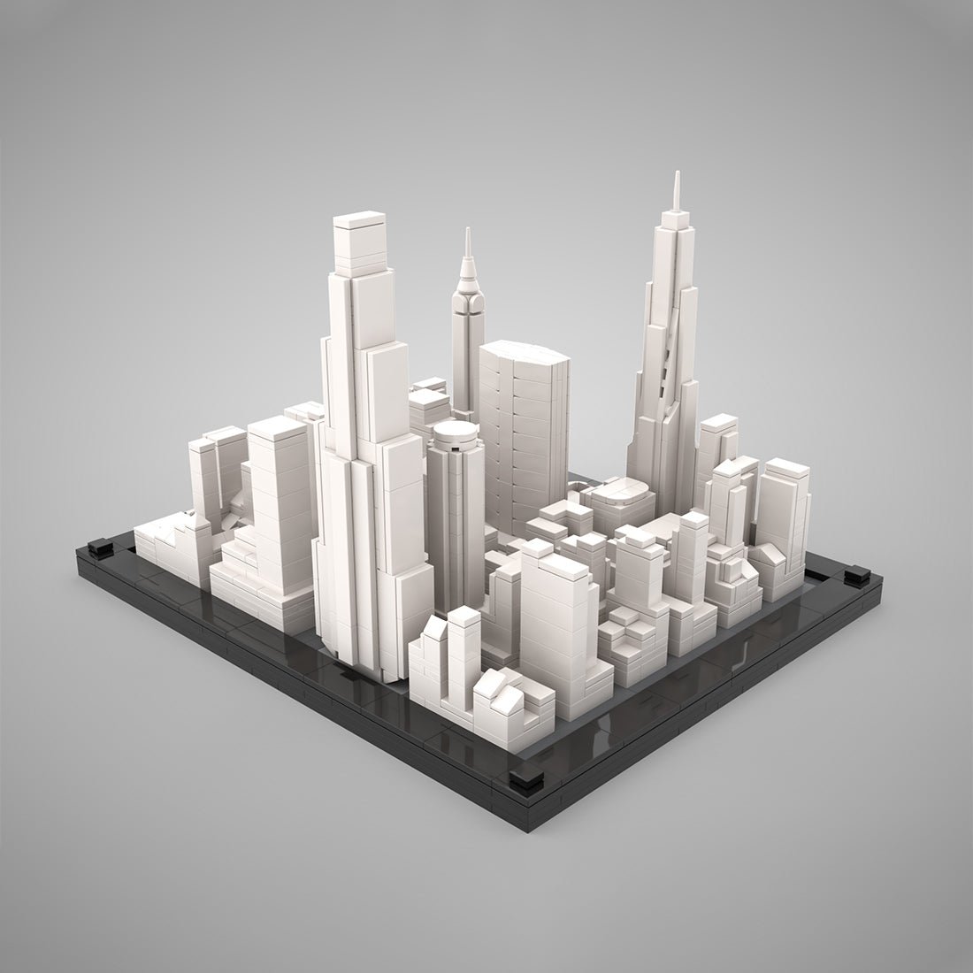 MOC-266677 1/2500 Scale Midtown Manhattan 1st Part-LesDiy - 