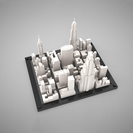 MOC-266677 1/2500 Scale Midtown Manhattan 1st Part-LesDiy - 
