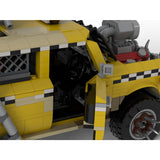 MOC-266702 1:18 Wasteland Taxi Building Blocks-LesDiy-MOC-