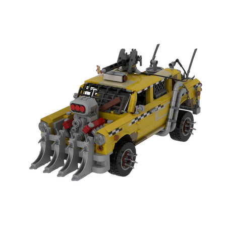MOC-266702 1:18 Wasteland Taxi Building Blocks-LesDiy-MOC-